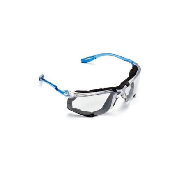 GLASSES, SAFETY, W/ FOAM GASKET, CLEAR - Clear Lens